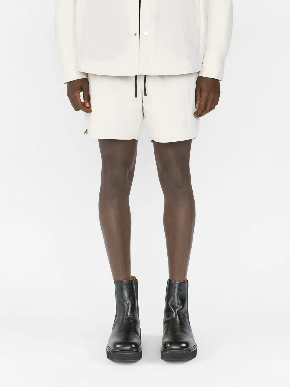 Padded Tech Short -- White Beige sold by Frame Denim product image thumbnail 3