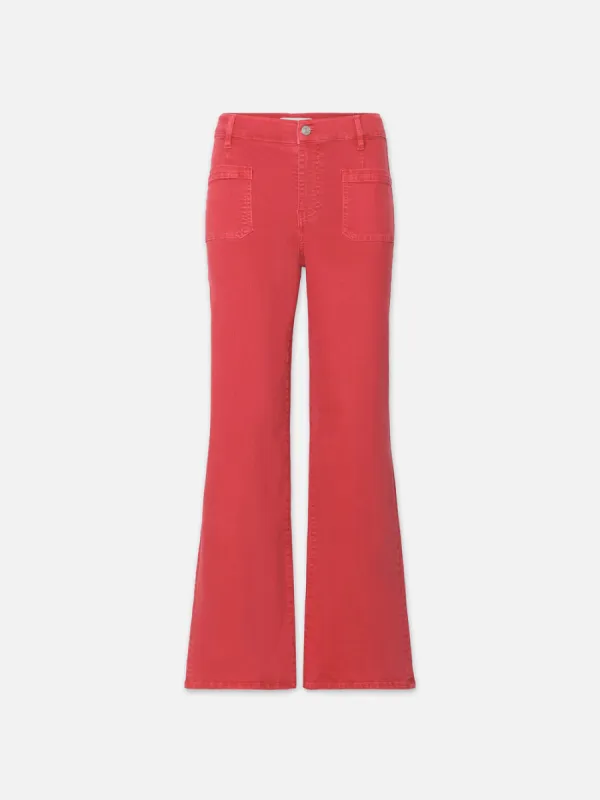 Le Slim Palazzo Bardot Pockets -- Lantern sold by Frame Denim