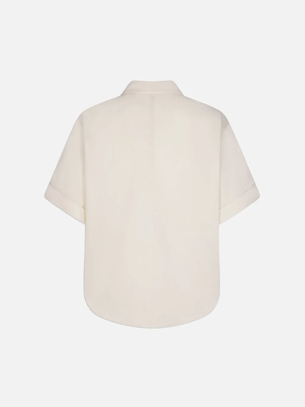 Patch Pocket Utility Shirt -- Cream sold by Frame Denim product image thumbnail 4