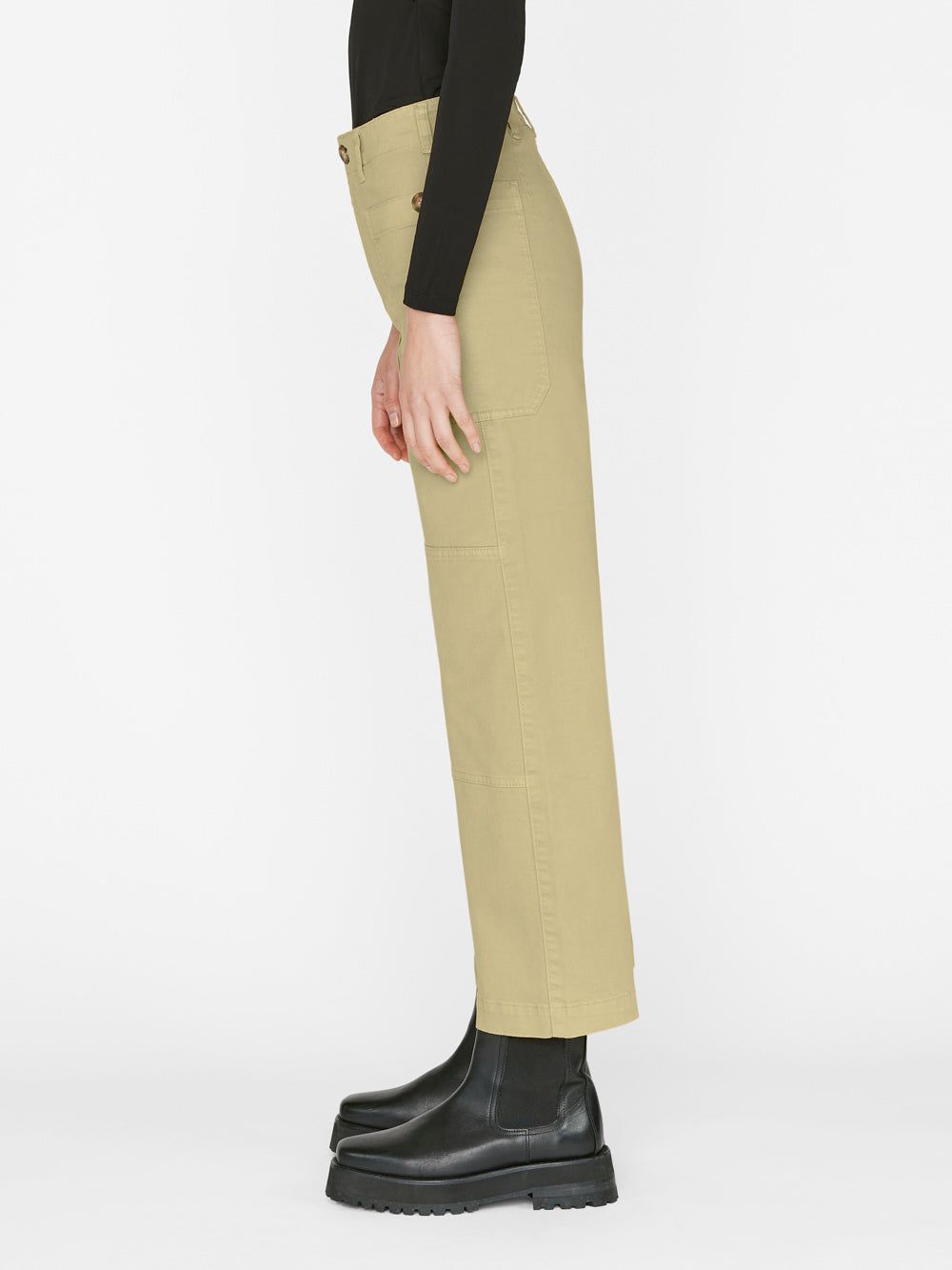 Oversized Pocket Utility Pant -- Washed Tan sold by Frame Denim product image thumbnail 5