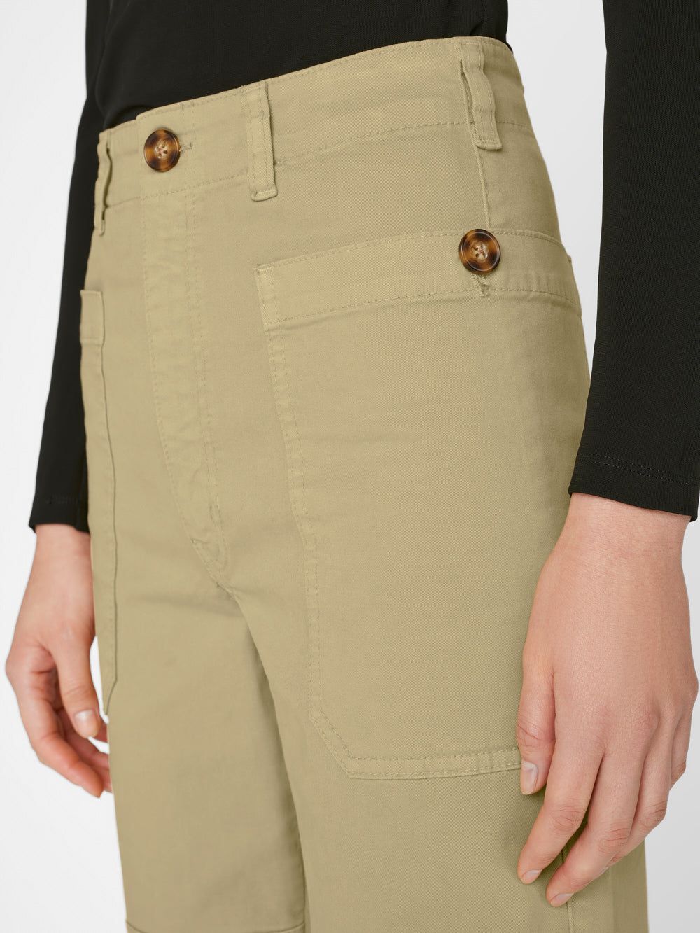 Oversized Pocket Utility Pant -- Washed Tan sold by Frame Denim product image thumbnail 3