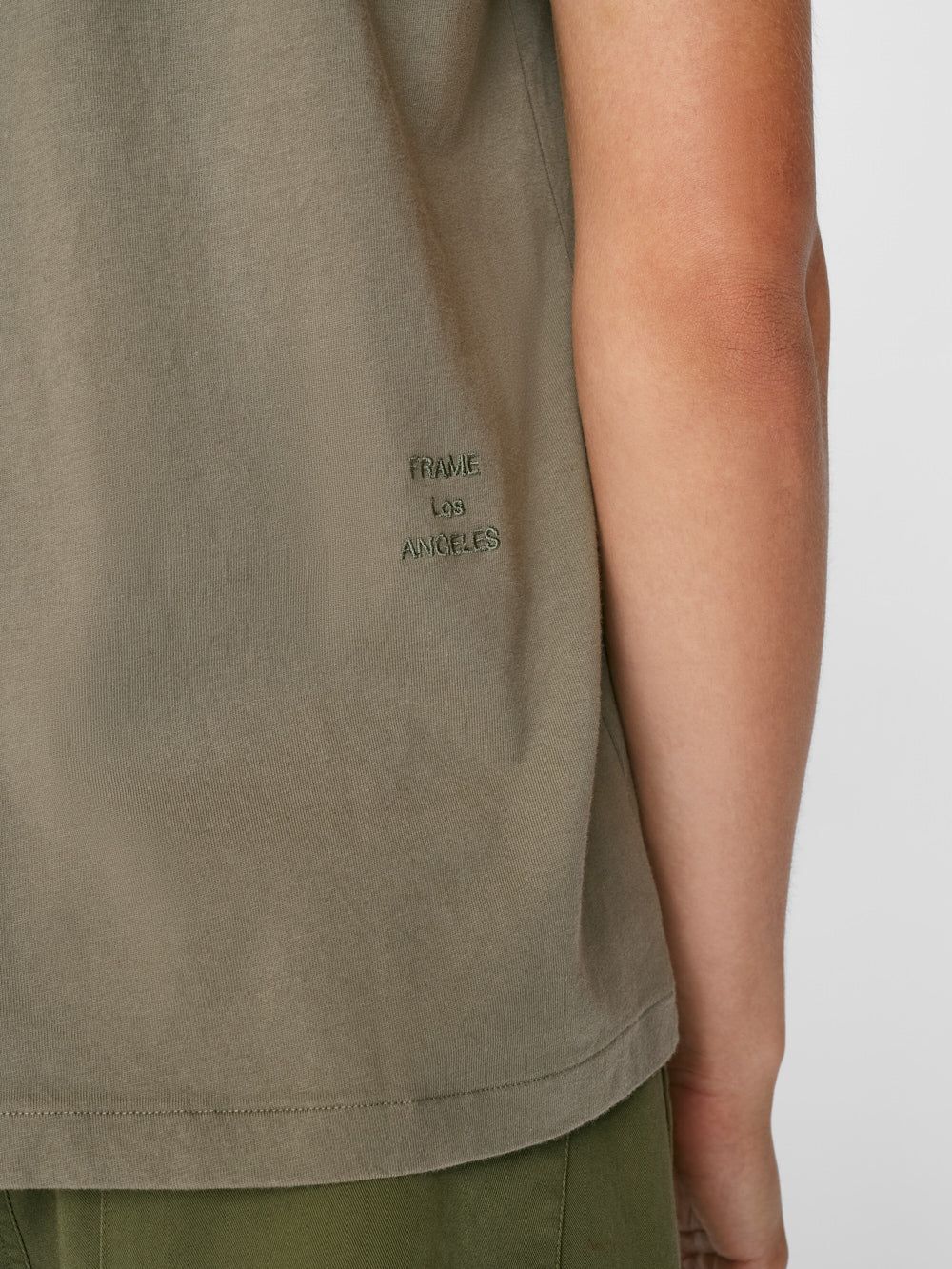 FRAME Logo Tee -- Old Green sold by Frame Denim product image thumbnail 4