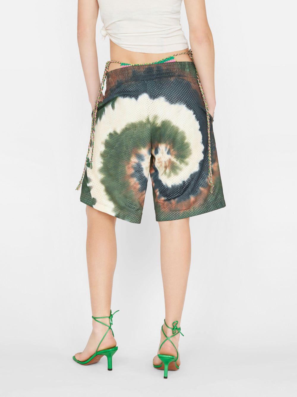 Tie Dye Basketball Shorts -- Fatigue Multi sold by Frame Denim product image thumbnail 7
