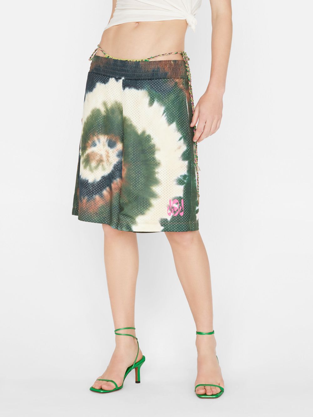 Tie Dye Basketball Shorts -- Fatigue Multi sold by Frame Denim product image thumbnail 2