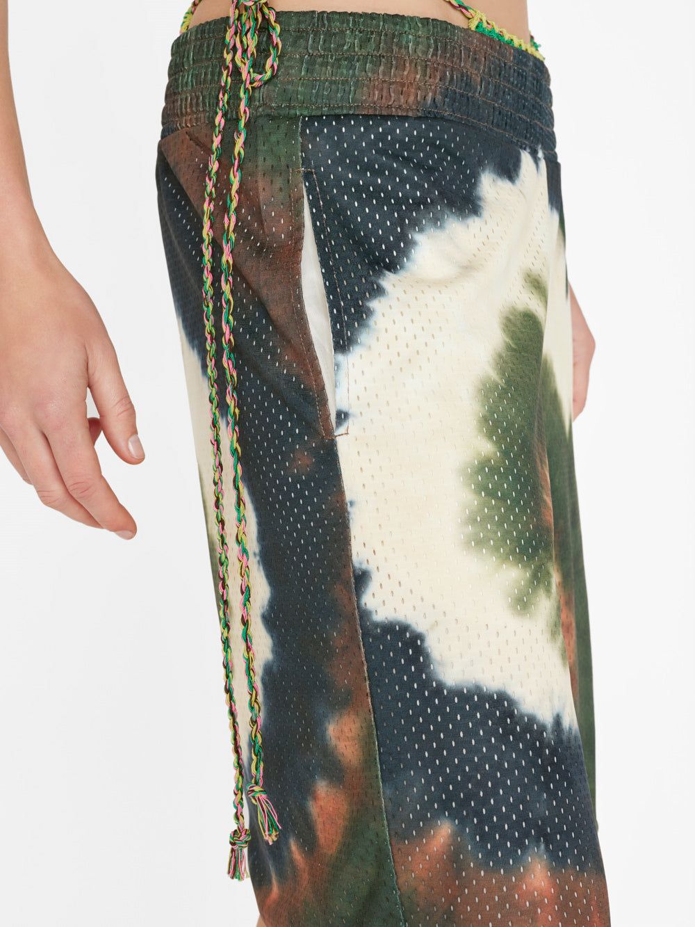 Tie Dye Basketball Shorts -- Fatigue Multi sold by Frame Denim product image thumbnail 8