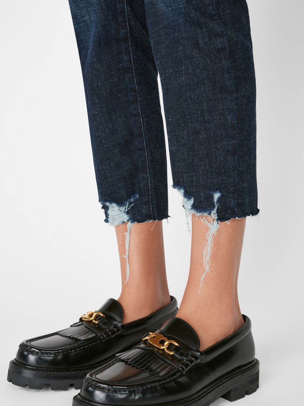 Le Garcon Crop Chewed Hem -- Covant sold by Frame Denim product image thumbnail 4