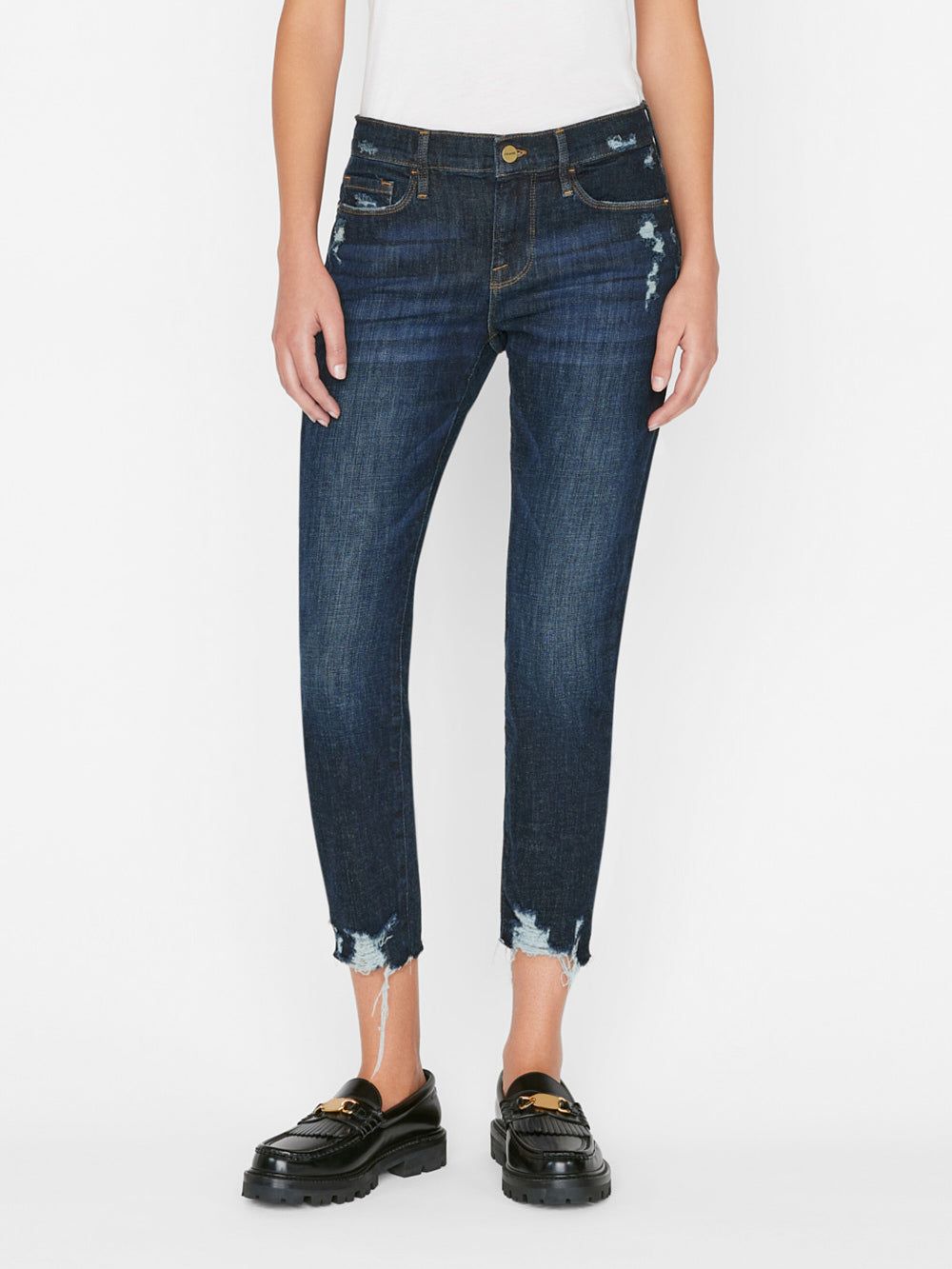 Le Garcon Crop Chewed Hem -- Covant sold by Frame Denim product image thumbnail 2
