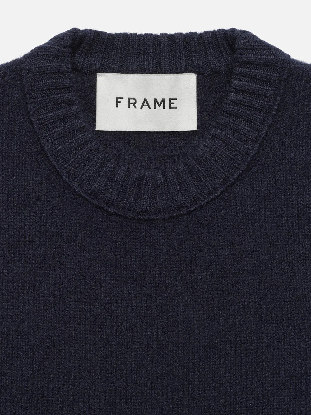 Cashmere Crewneck Sweater -- Navy sold by Frame Denim product image thumbnail 2