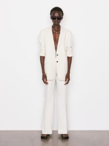 Le High Flare Trouser -- Blanc sold by Frame Denim