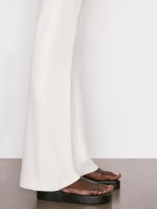 Le High Flare Trouser -- Blanc sold by Frame Denim