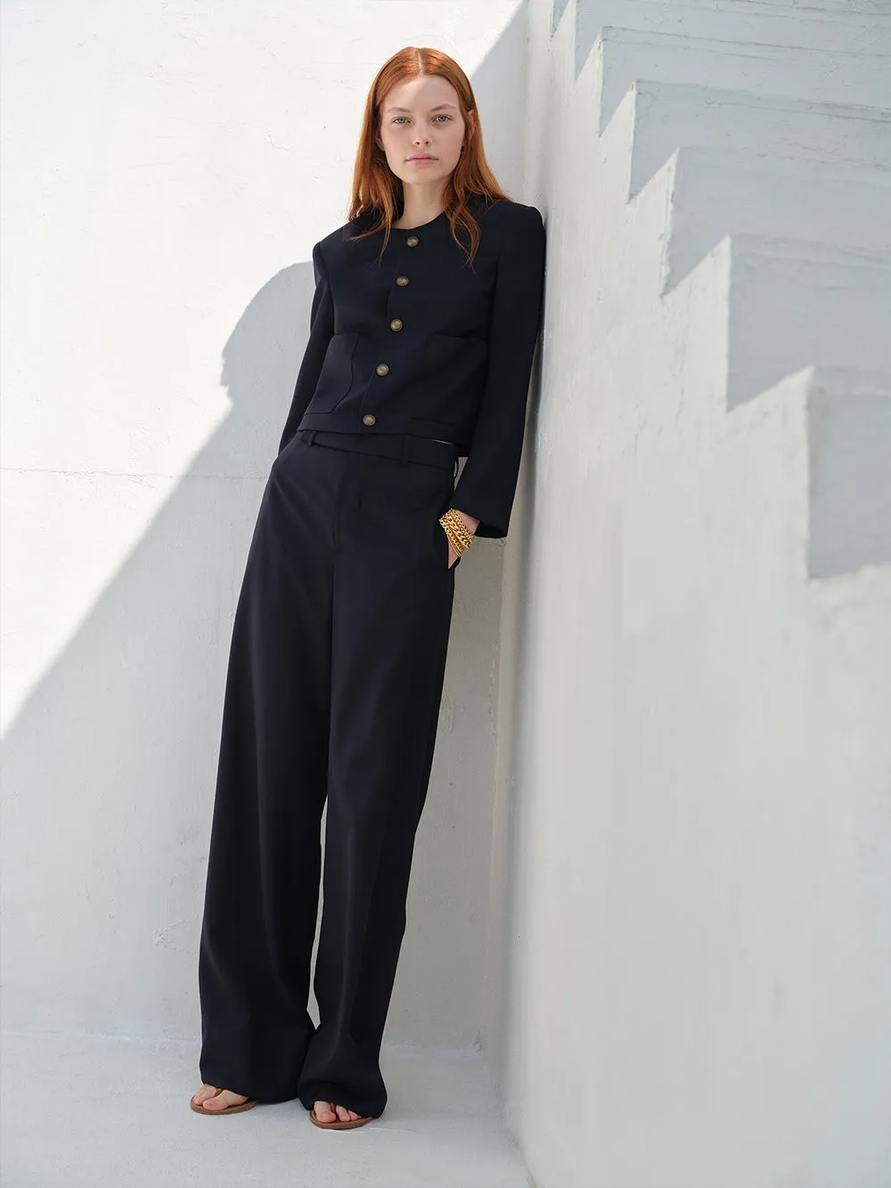Pajama Trouser -- Navy sold by Frame Denim product image thumbnail 2