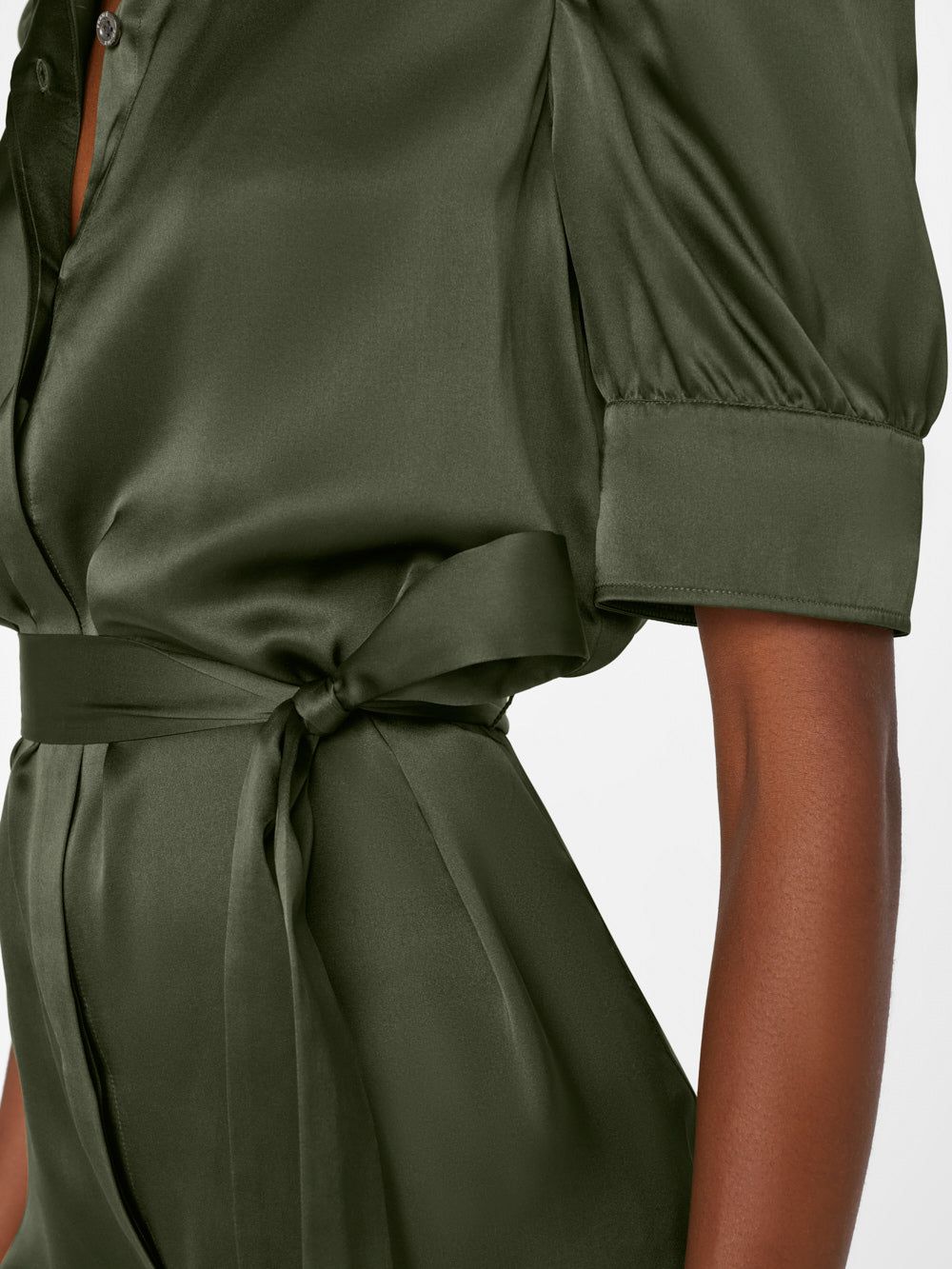 Gillian Mini Dress -- Fatigue sold by Frame Denim product image thumbnail 4
