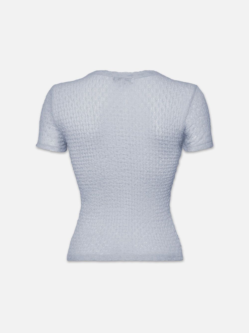 Mesh Lace Baby Tee -- Denim Blue sold by Frame Denim product image thumbnail 3