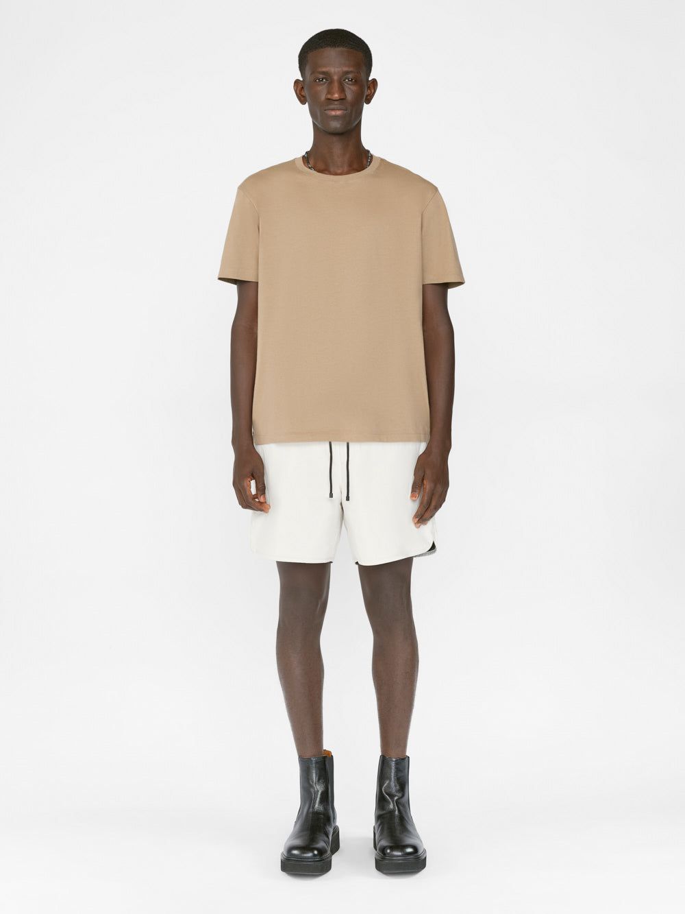 FRAME Logo Tee -- Dark Beige sold by Frame Denim product image thumbnail 2