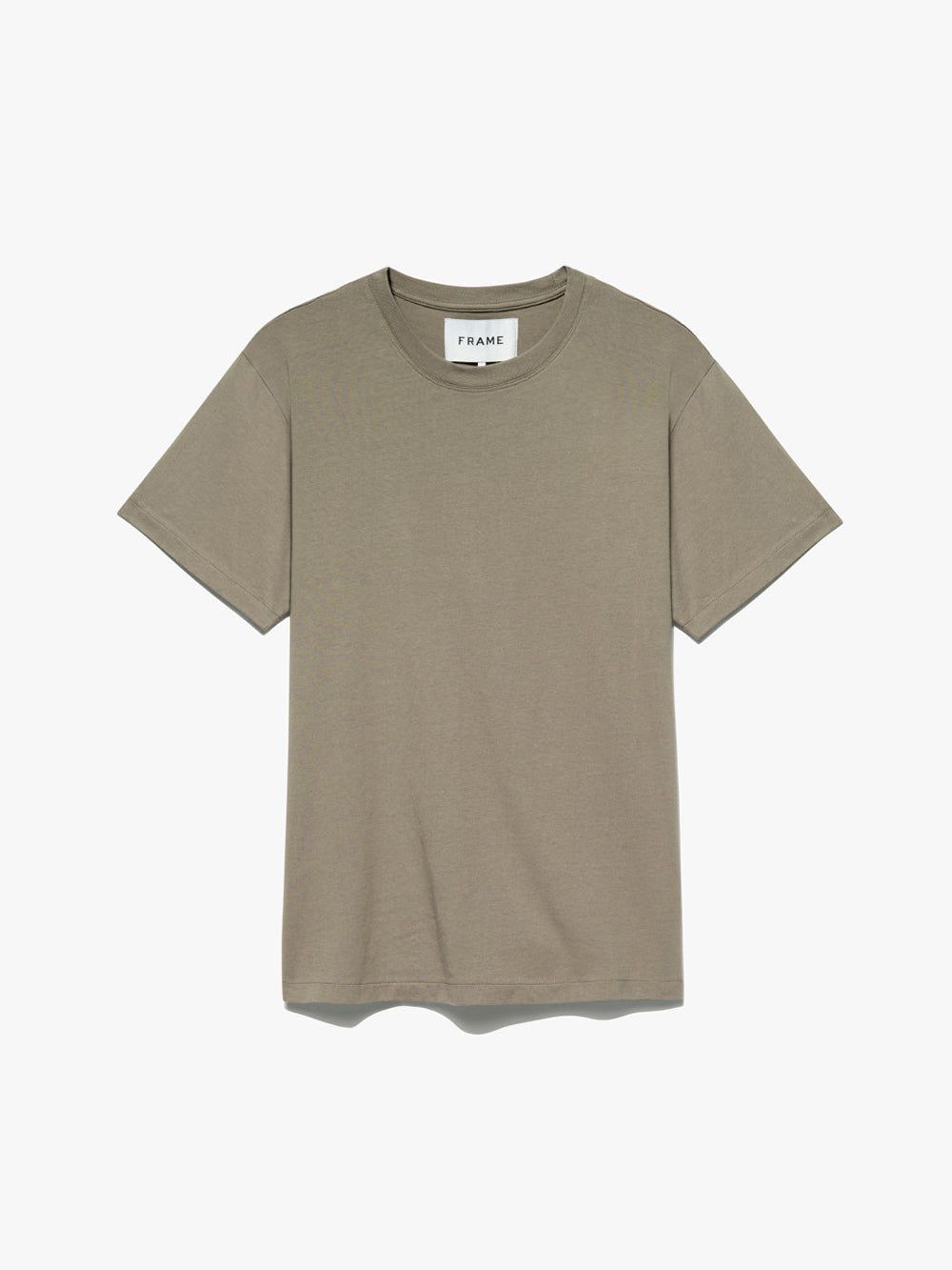 FRAME Logo Tee -- Dark Beige sold by Frame Denim