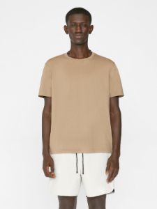 FRAME Logo Tee -- Dark Beige sold by Frame Denim