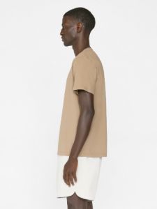 FRAME Logo Tee -- Dark Beige sold by Frame Denim