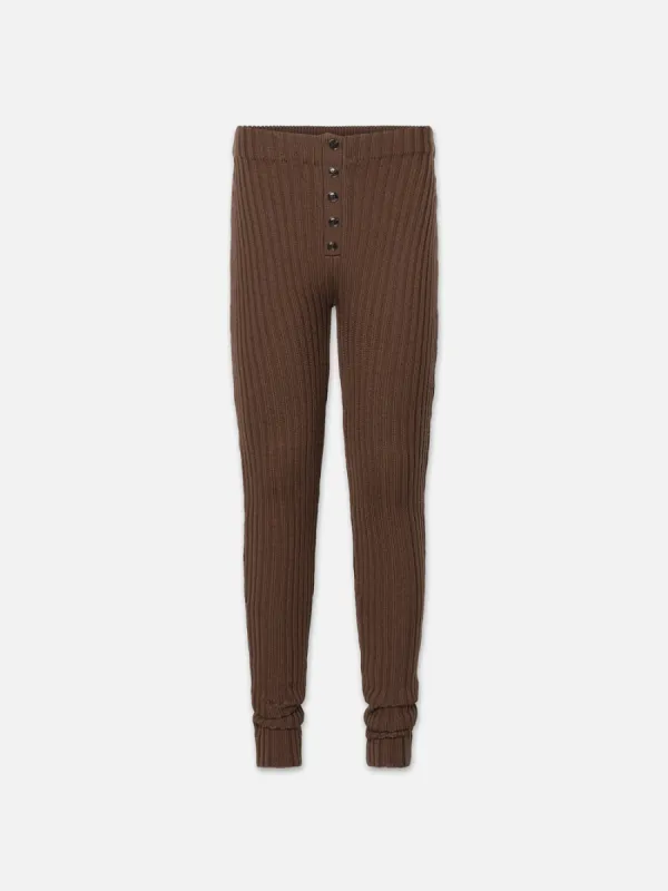 Rib Legging -- Camel sold by Frame Denim