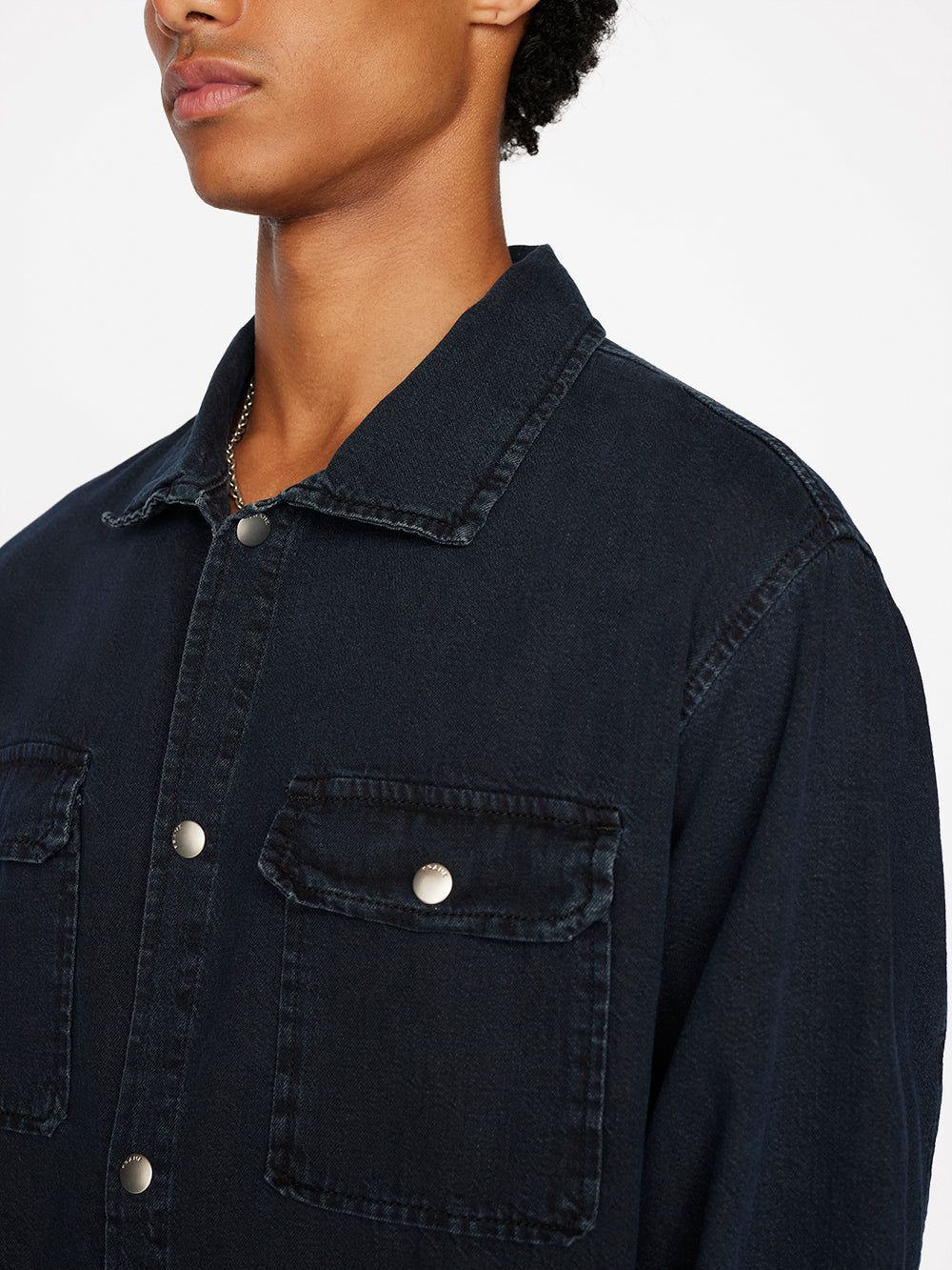 Denim Shirt -- Washed Placid sold by Frame Denim product image thumbnail 4