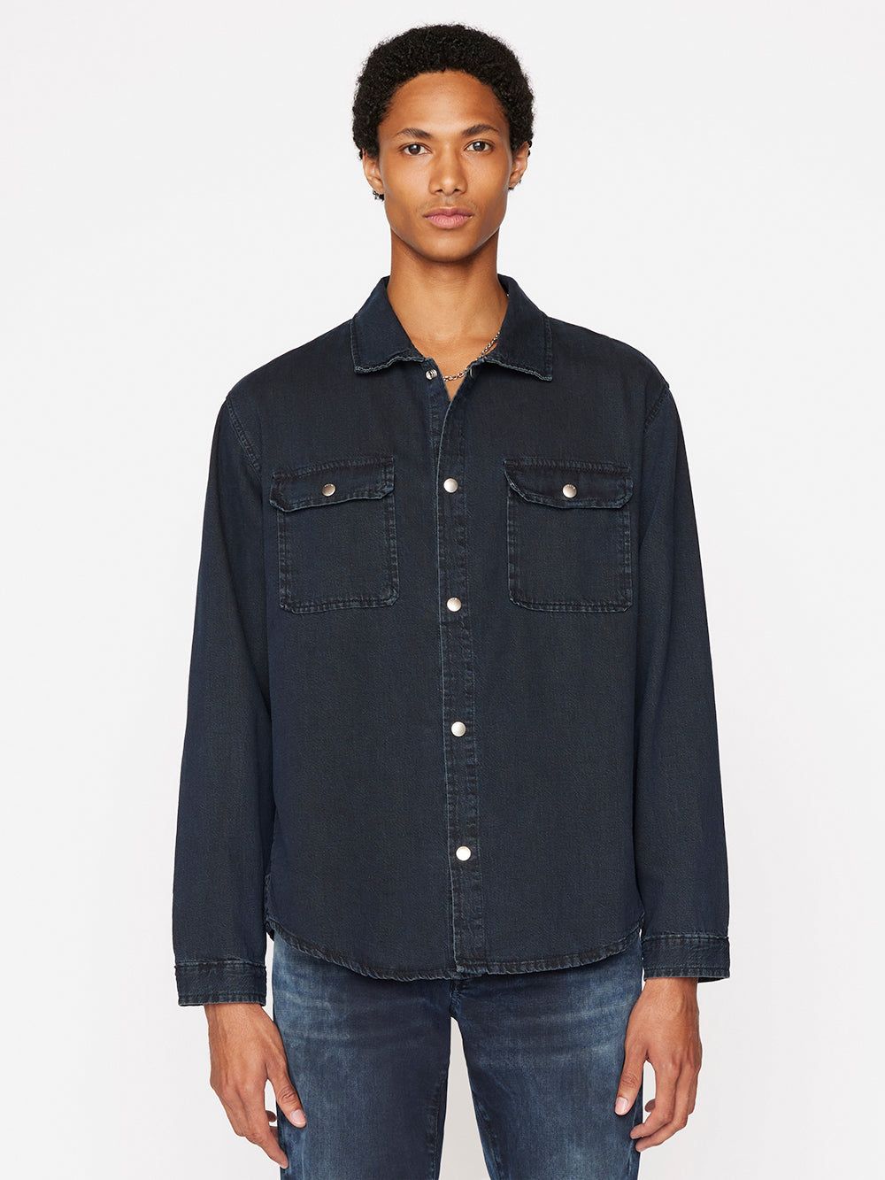 Denim Shirt -- Washed Placid sold by Frame Denim product image thumbnail 3