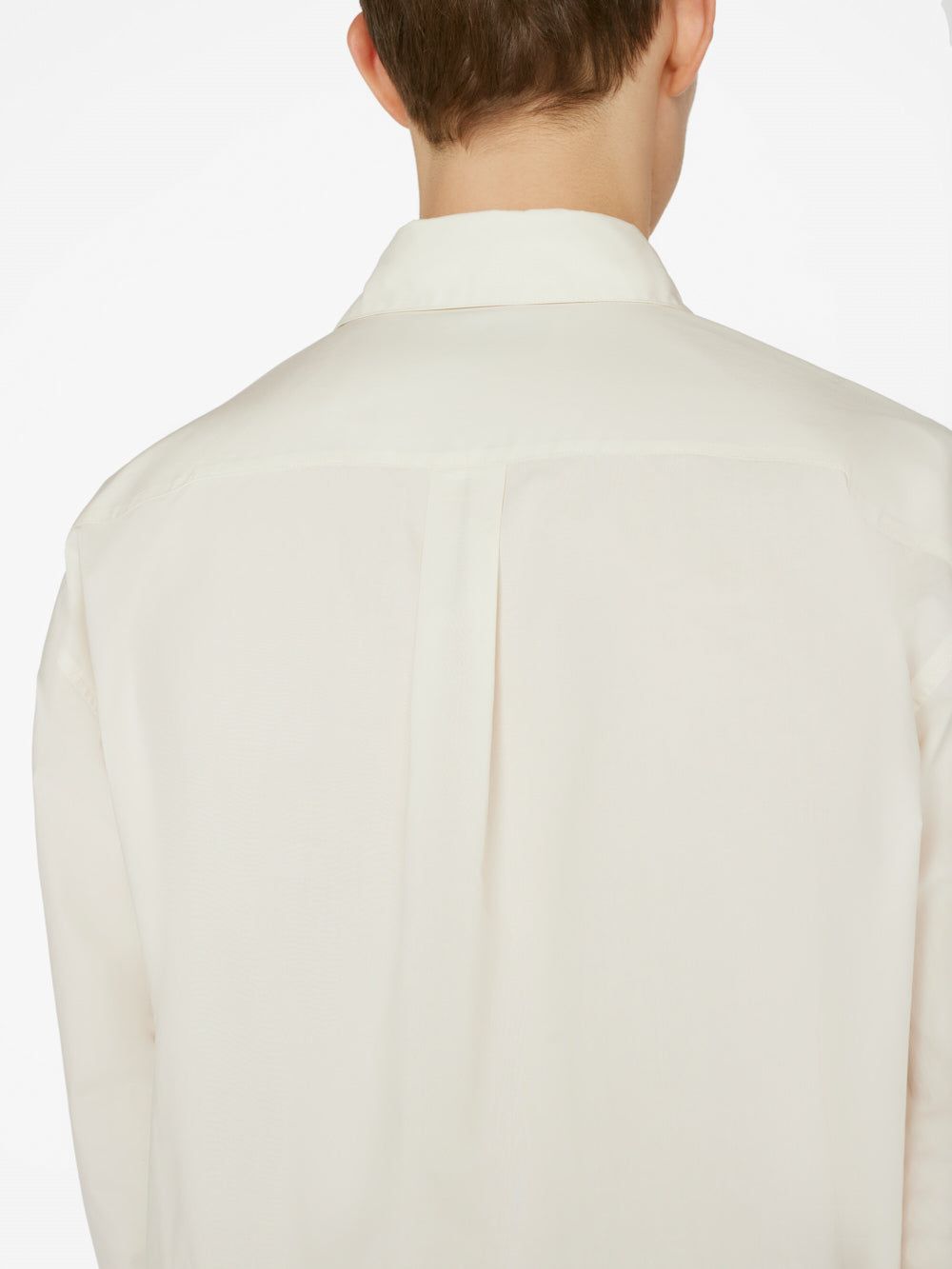 Soft Cotton Long Sleeve Shirt -- White Sand sold by Frame Denim product image thumbnail 5