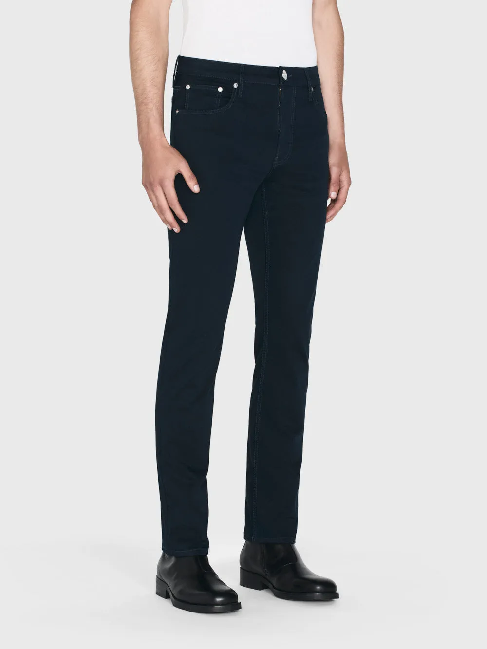 Modern Straight Stretch Twill -- Dark Navy sold by Frame Denim product image thumbnail 4