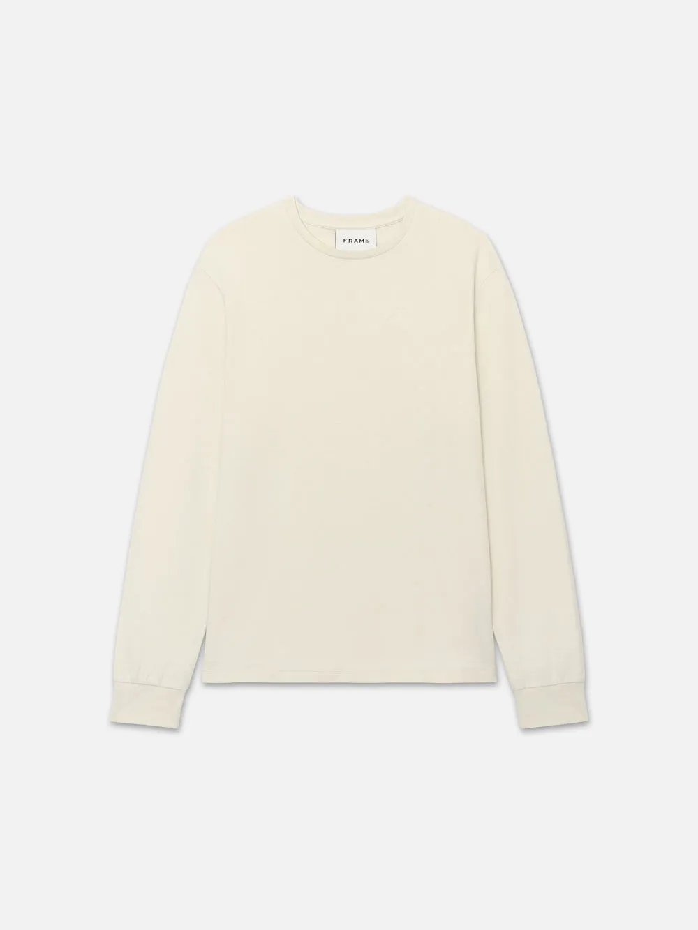 Duo Fold Crew -- White Canvas sold by Frame Denim