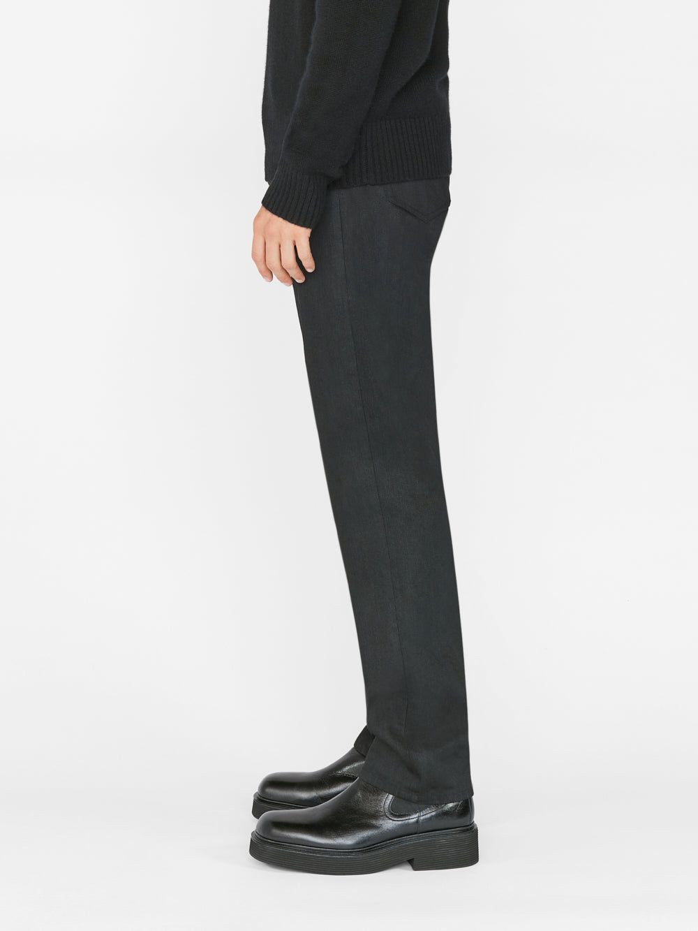 Slim Japanese Denim Pant -- Noir Rinse sold by Frame Denim product image thumbnail 4