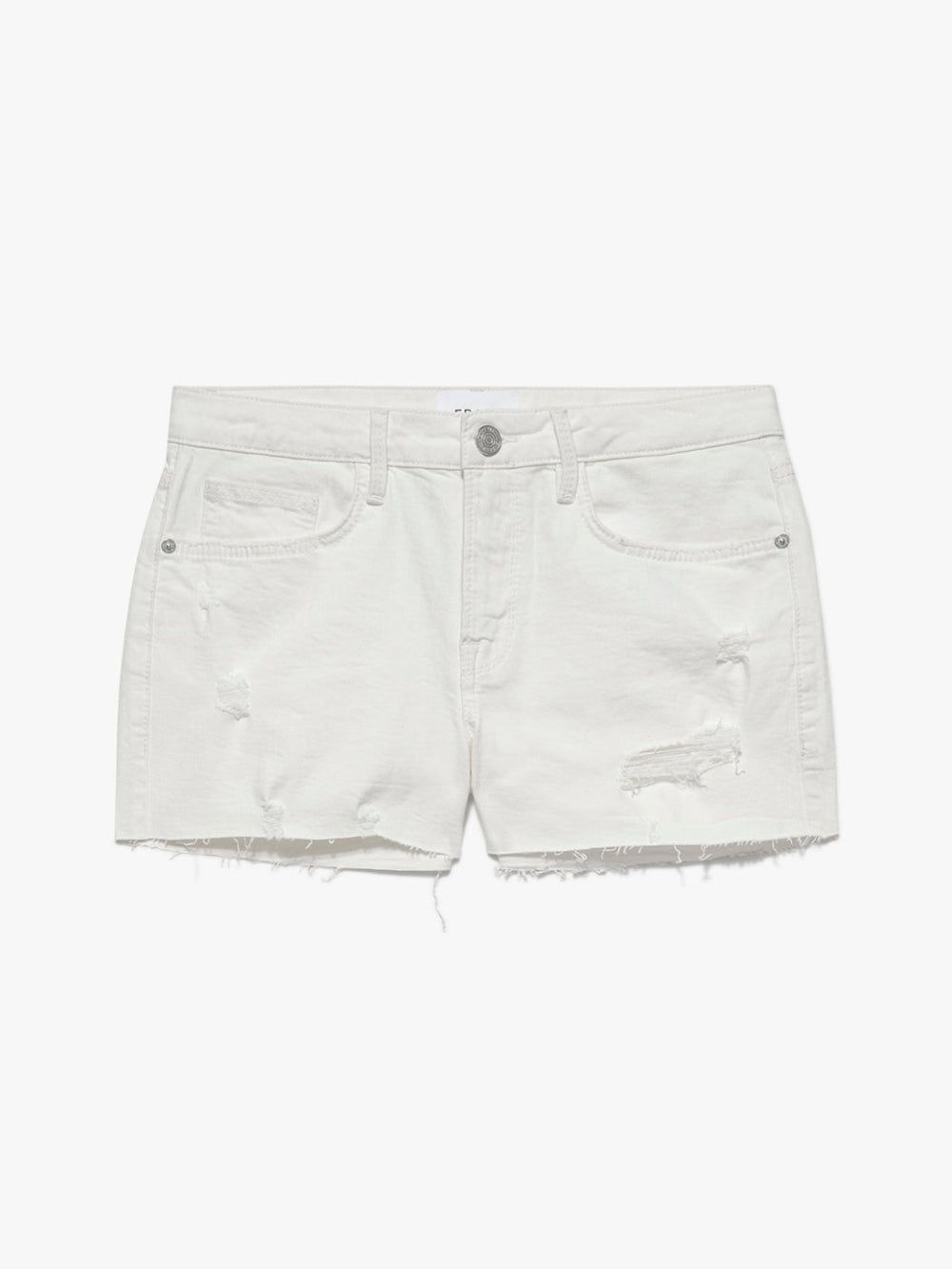 Le Grand Garcon Short -- Au Natural Rips sold by Frame Denim