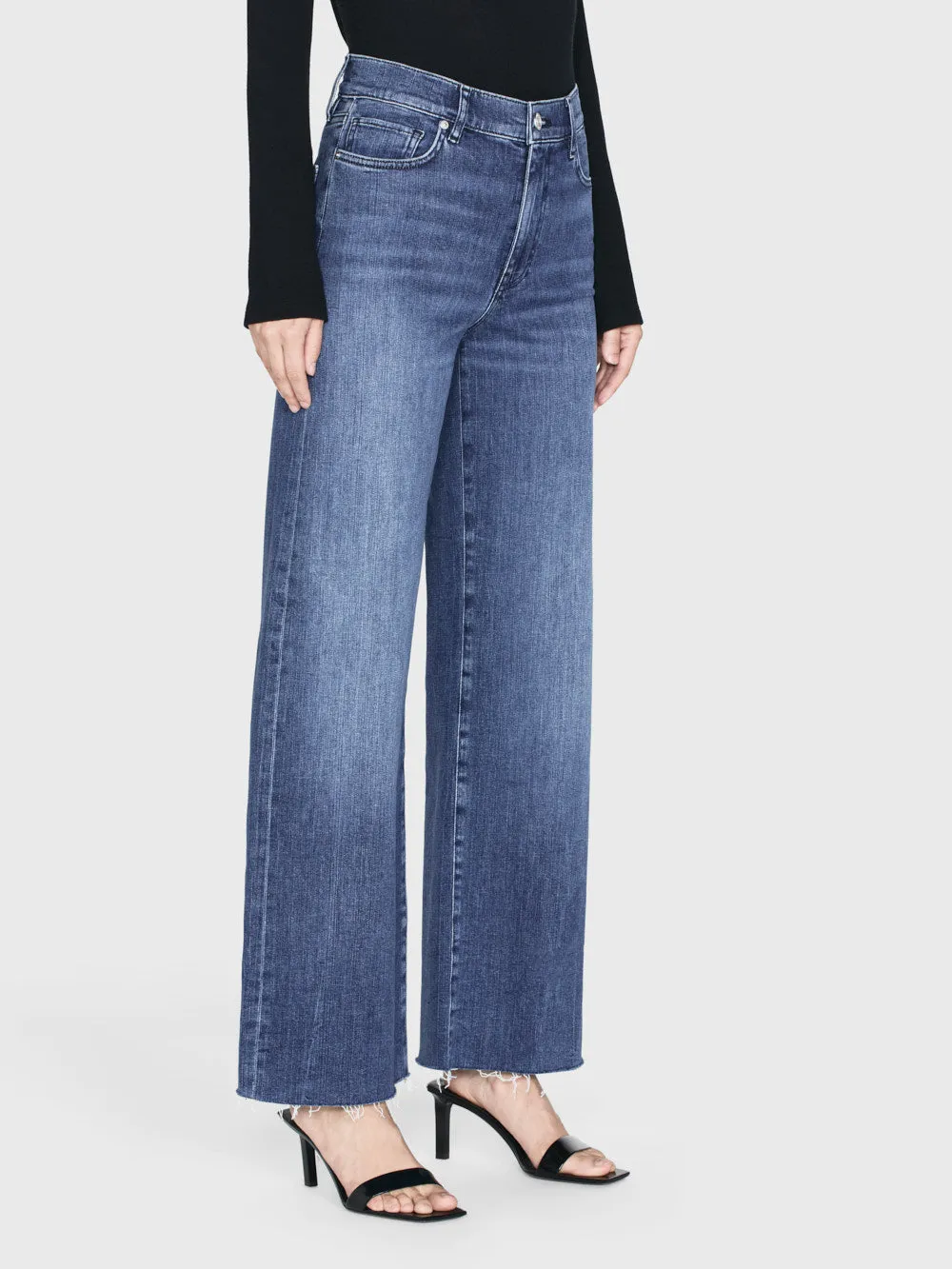 Le Slim Palazzo Raw Hem -- Crossings sold by Frame Denim product image thumbnail 4