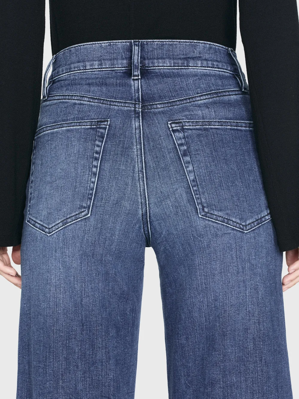Le Slim Palazzo Raw Hem -- Crossings sold by Frame Denim product image thumbnail 3