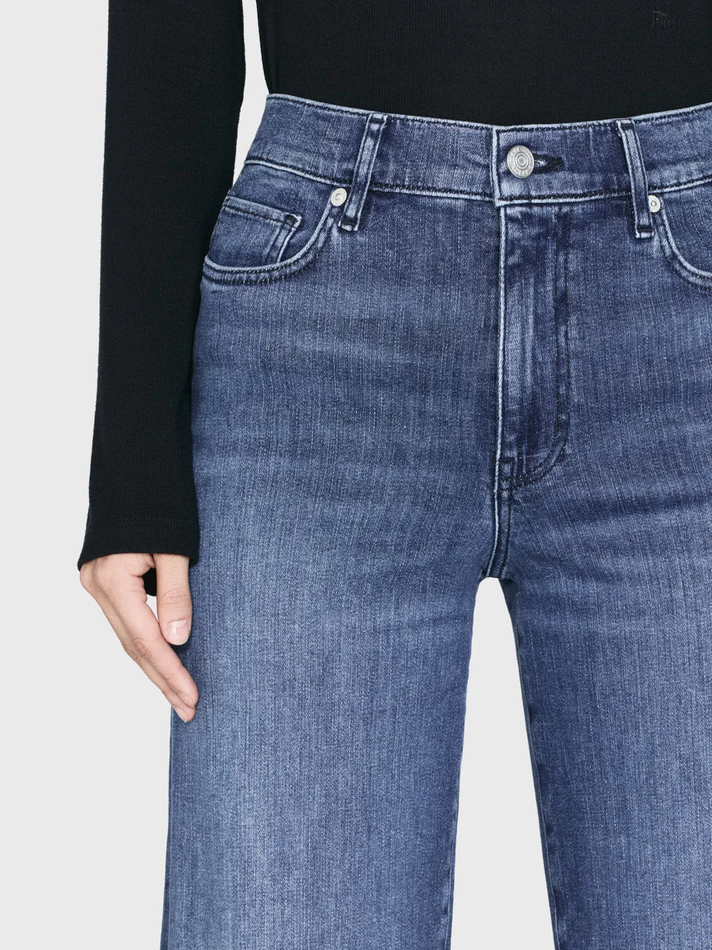 Le Slim Palazzo Raw Hem -- Crossings sold by Frame Denim product image thumbnail 5