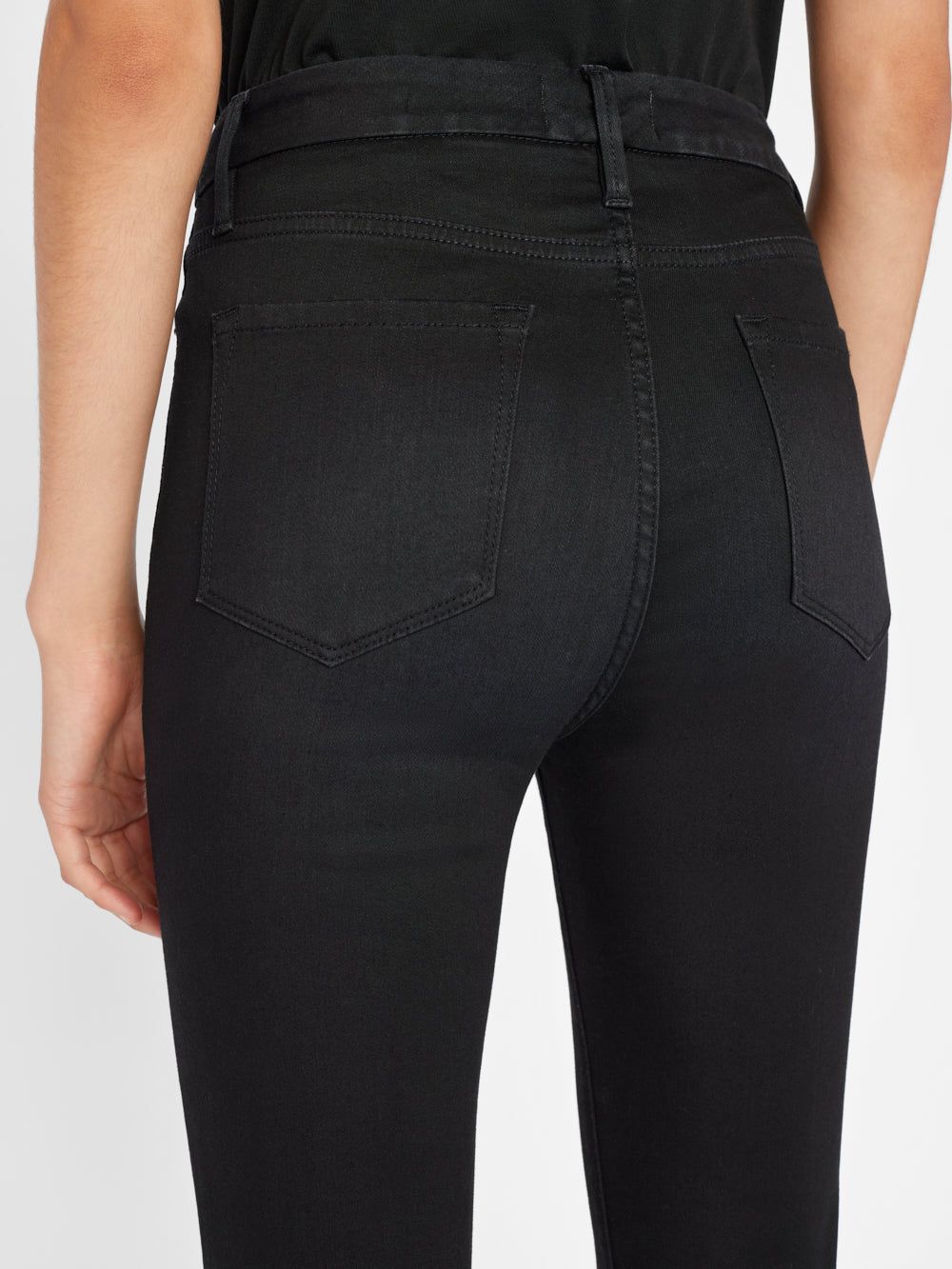 Le Super High Rise Mini Boot -- Blackfinn sold by Frame Denim product image thumbnail 5