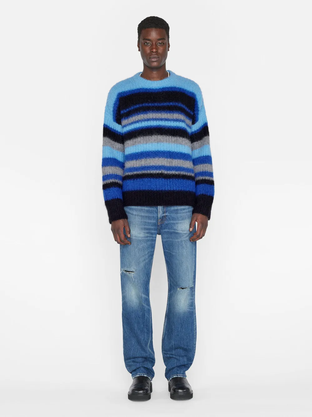 Alpaca Sweater -- Sky Blue Multi sold by Frame Denim product image thumbnail 2