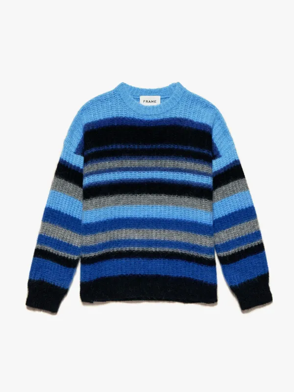 Alpaca Sweater -- Sky Blue Multi sold by Frame Denim