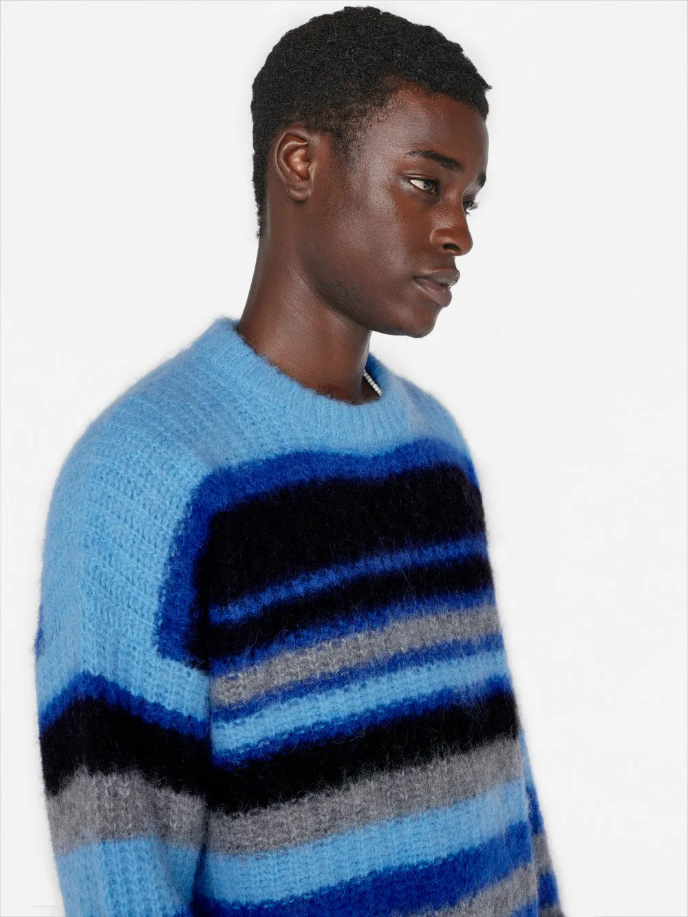 Alpaca Sweater -- Sky Blue Multi sold by Frame Denim product image thumbnail 5
