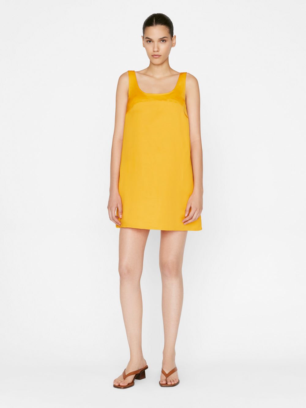Micro Flare Dress -- Nectarine sold by Frame Denim product image thumbnail 2