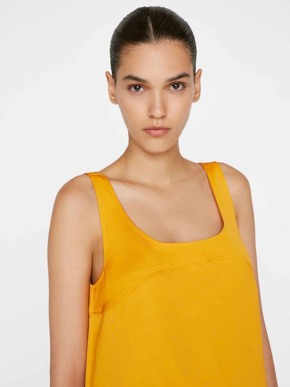 Micro Flare Dress -- Nectarine sold by Frame Denim product image thumbnail 3