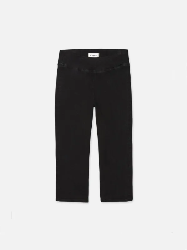 Jetset Capri -- Sheen Noir made by Frame Denim