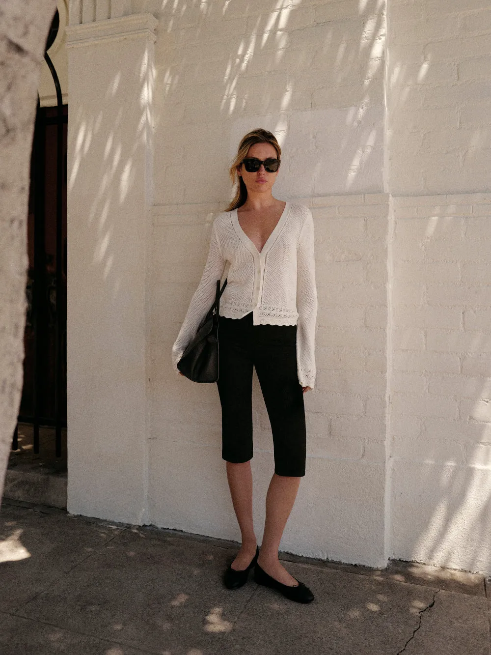 Jetset Capri -- Sheen Noir sold by Frame Denim product image thumbnail 2