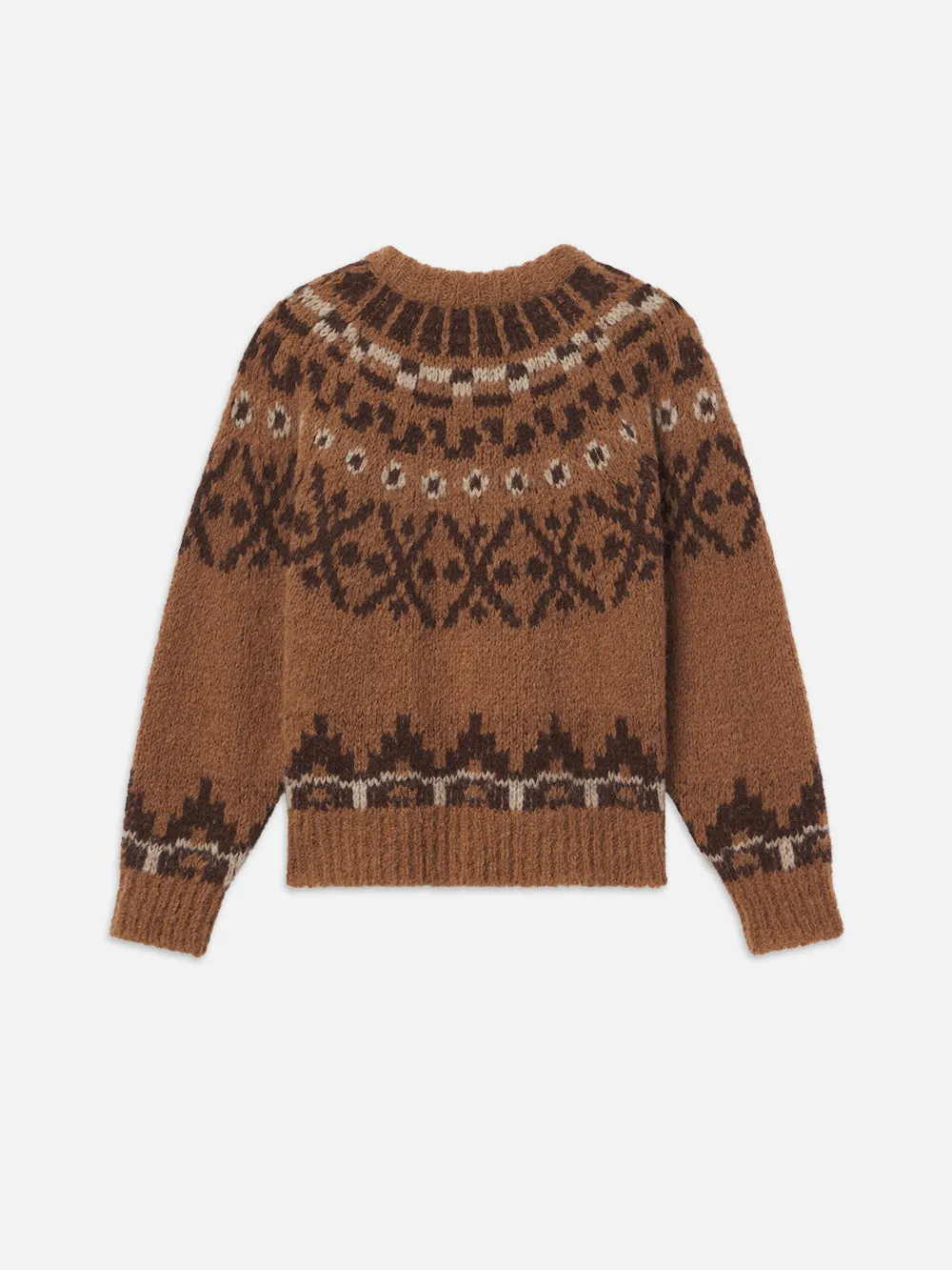 Fair Isle Sweater -- Camel Multi sold by Frame Denim product image thumbnail 4