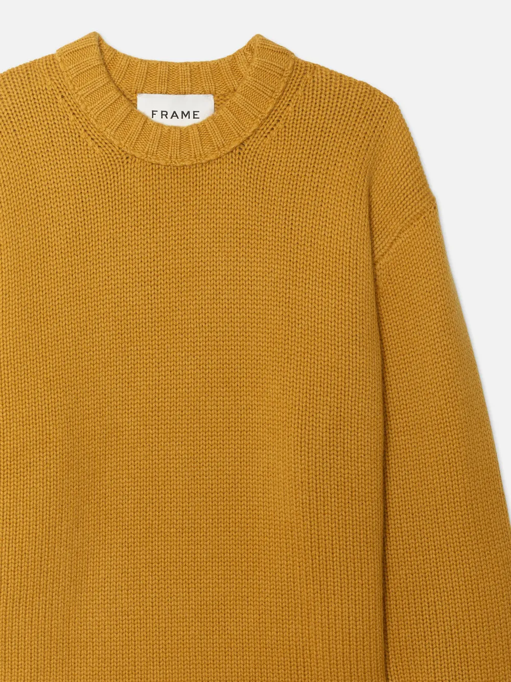 Destroyed Cashmere Sweater -- Yellow sold by Frame Denim product image thumbnail 2