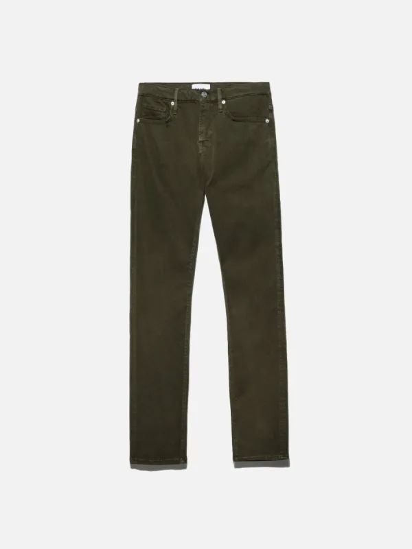 L'Homme Slim Brushed Twill -- Military Green sold by Frame Denim