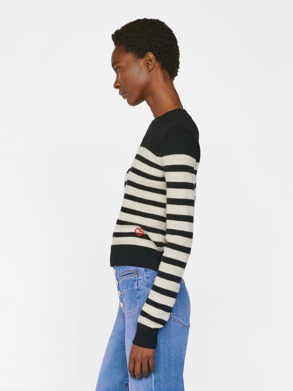 Casual Cashmere Pullover -- Noir Multi sold by Frame Denim product image thumbnail 6