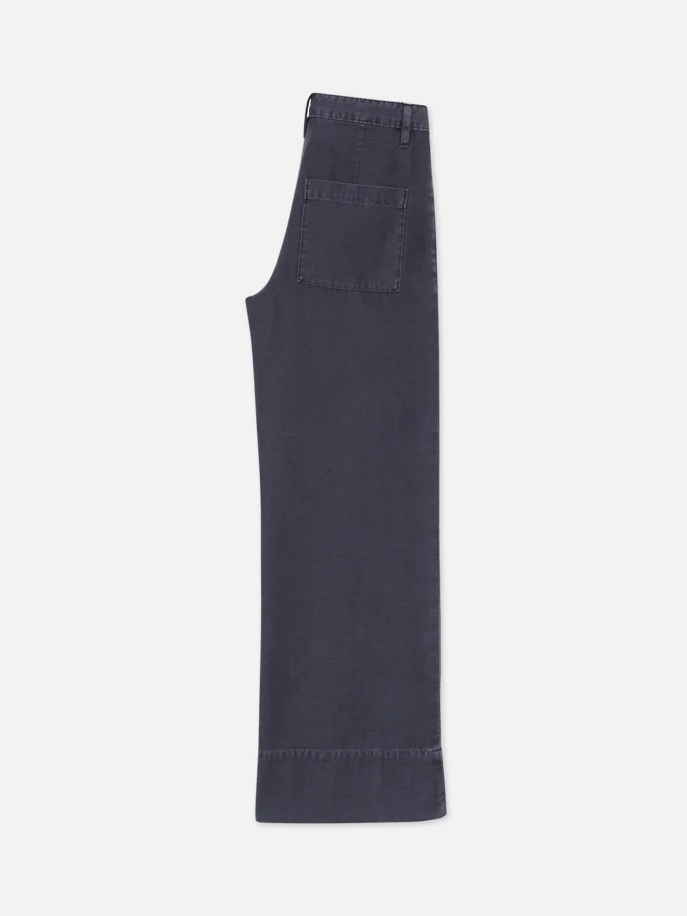 The 70's Patch Pocket Crop Straight -- Washed Navy sold by Frame Denim product image thumbnail 3