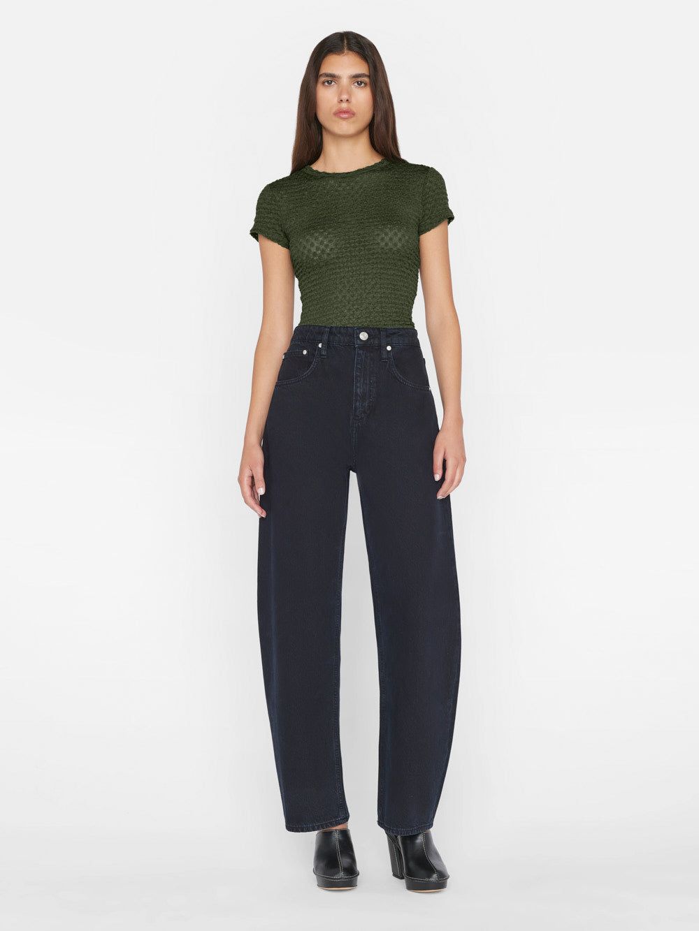 Mesh Lace Baby Tee -- Surplus sold by Frame Denim product image thumbnail 3