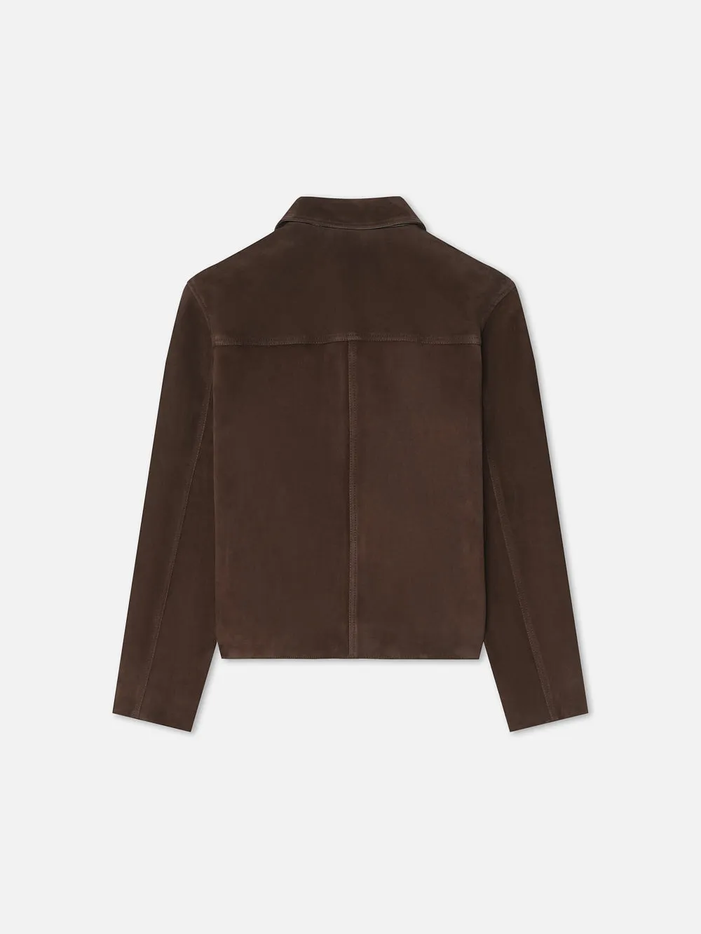 Retro Suede Jacket -- Chocolate sold by Frame Denim product image thumbnail 3
