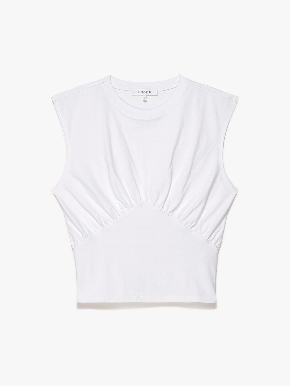 Empire Sleeveless Knit Top -- Blanc sold by Frame Denim