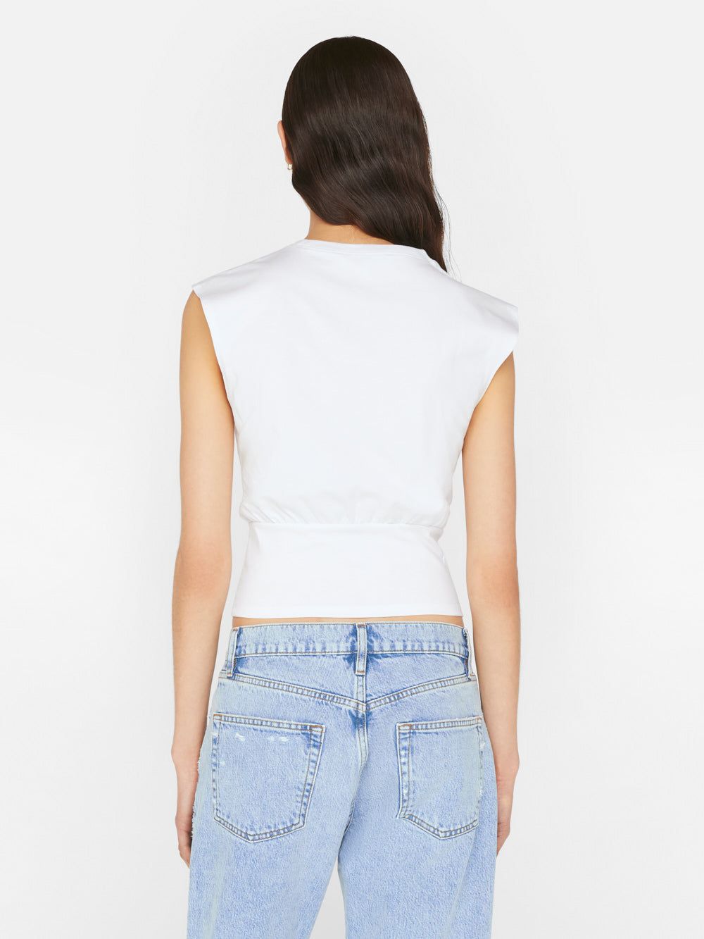 Empire Sleeveless Knit Top -- Blanc sold by Frame Denim product image thumbnail 6
