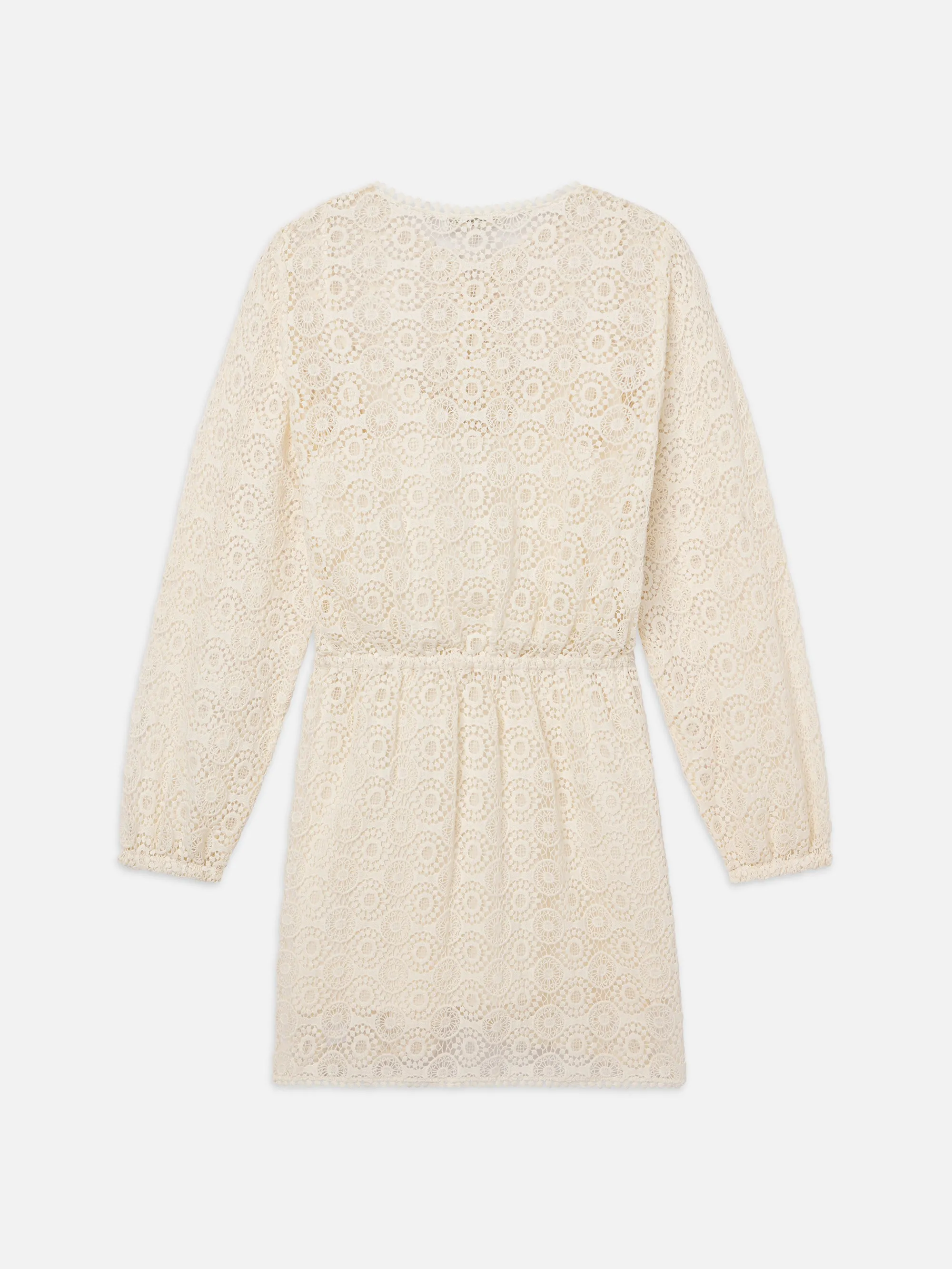 Lace Tassel Dress -- Cream sold by Frame Denim product image thumbnail 4